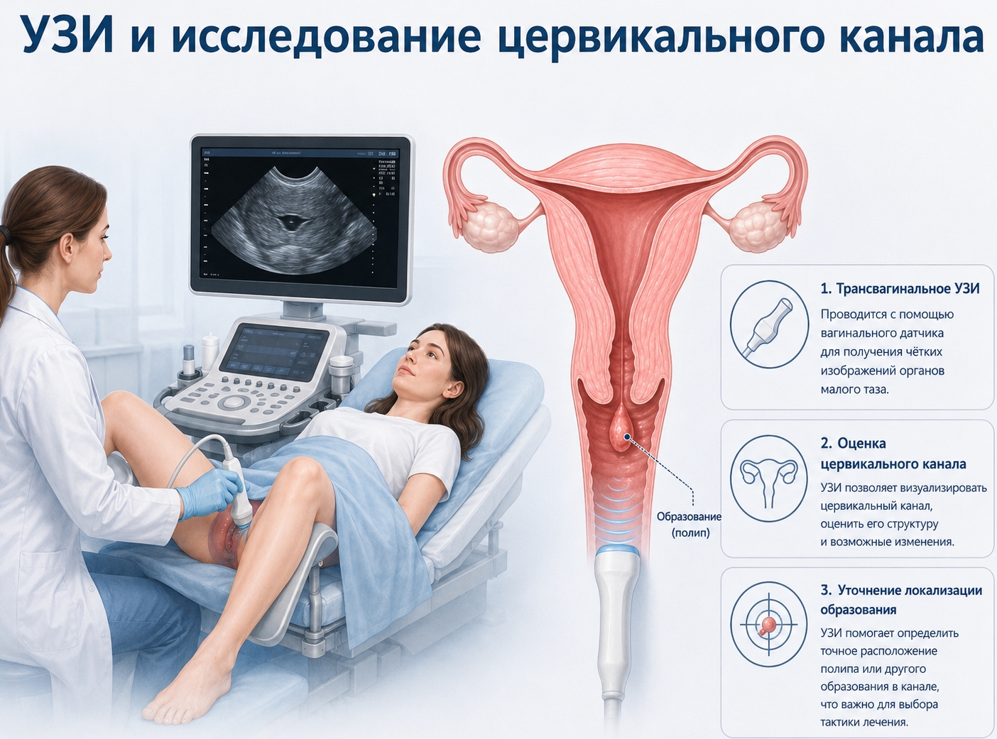 УЗИ и исследование цервикального канала