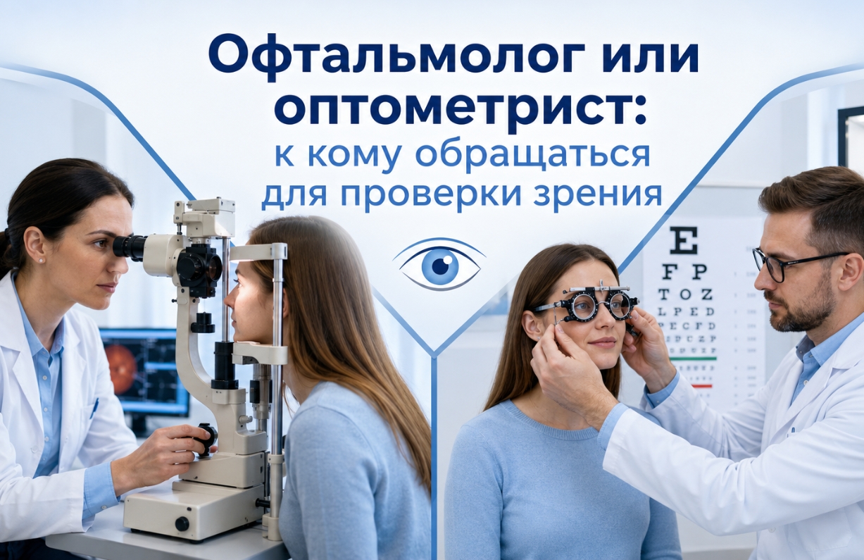 Офтальмолог или оптометрист: к кому обращаться для проверки зрения