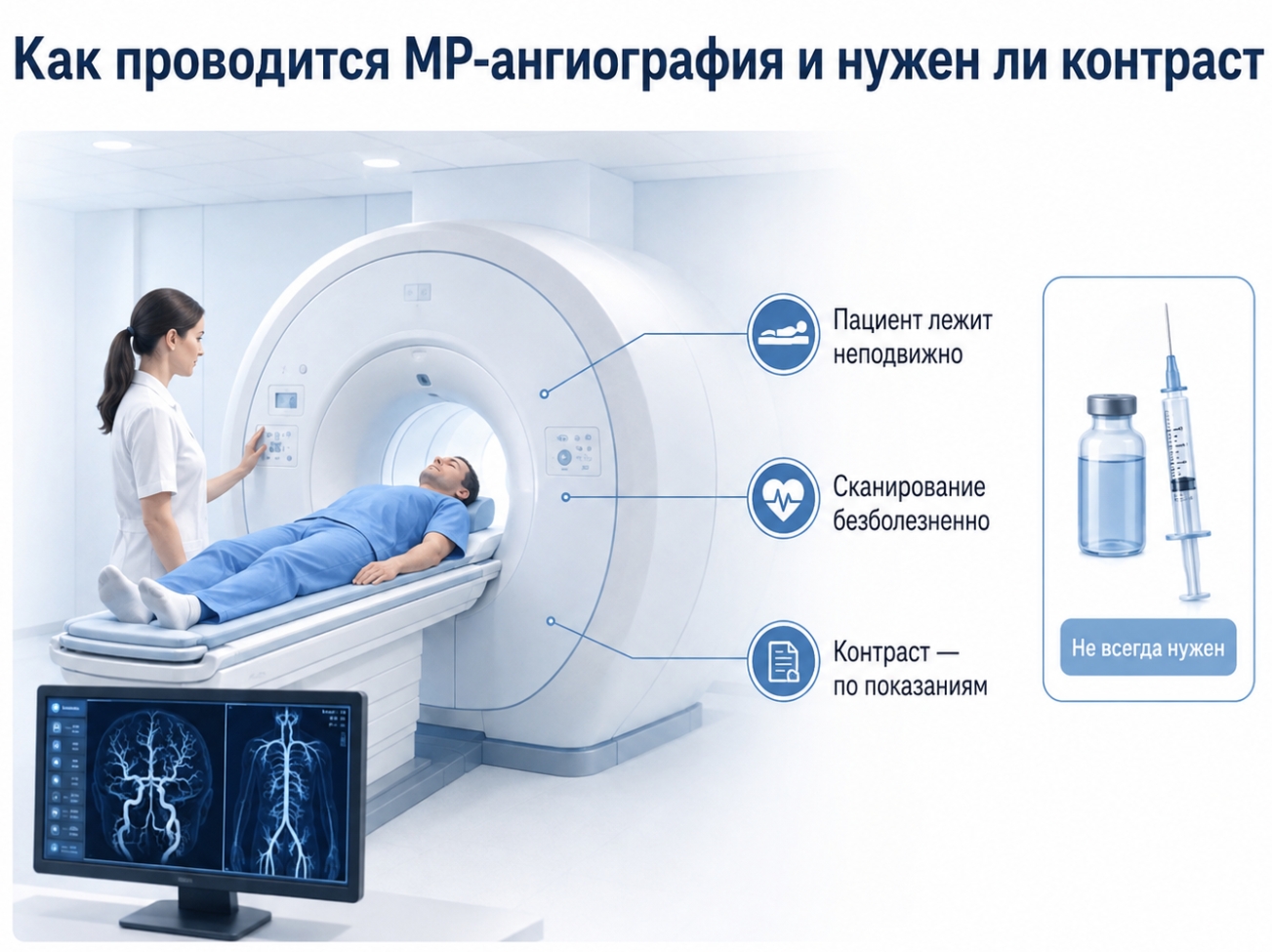 Как проводится МР-ангиография