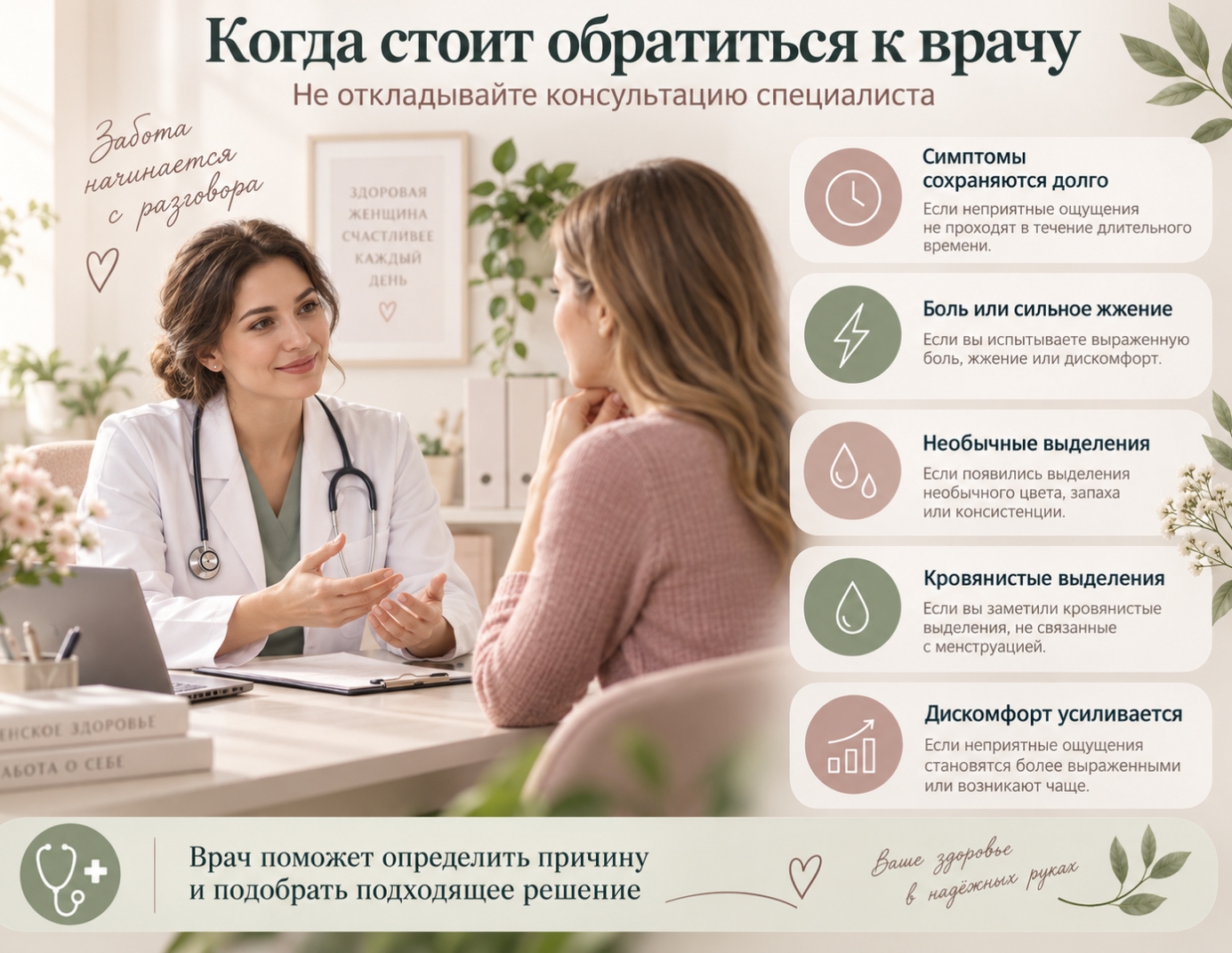 Когда стоит обратиться к врачу