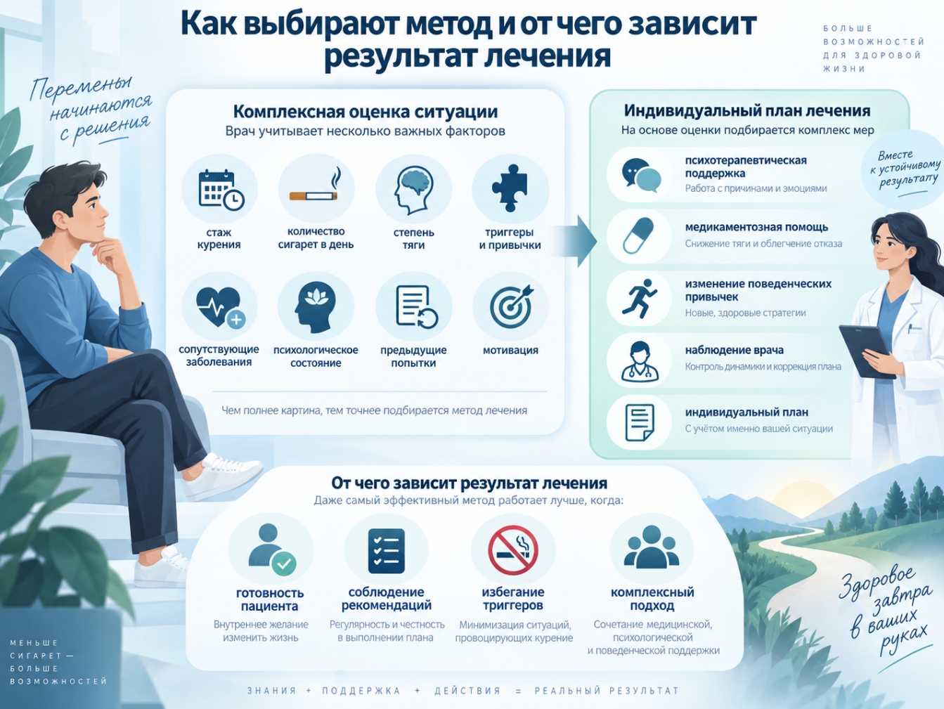 Как выбирают метод и от чего зависит результат лечения