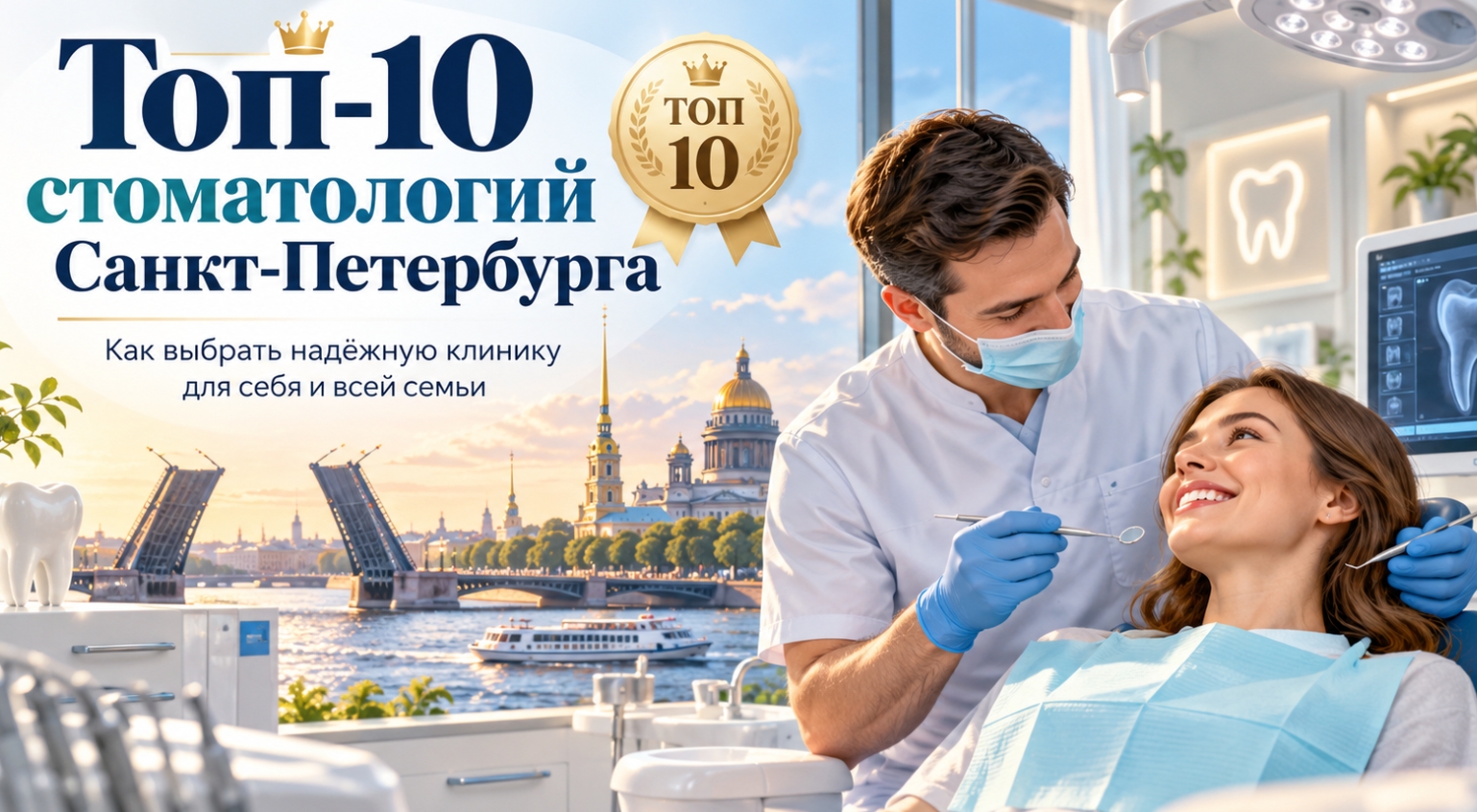 Топ-10 стоматологий Санкт-Петербурга