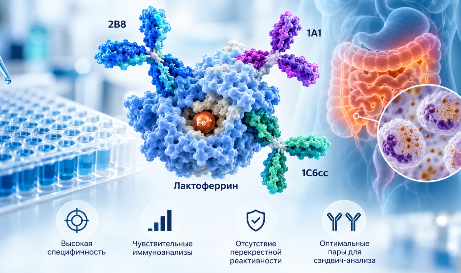 Моноклональные антитела к лактоферрину
